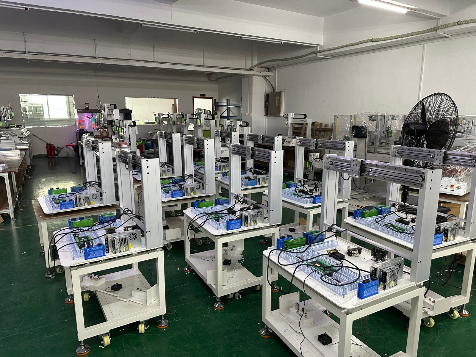 Jushi Automation equipment commissioning area